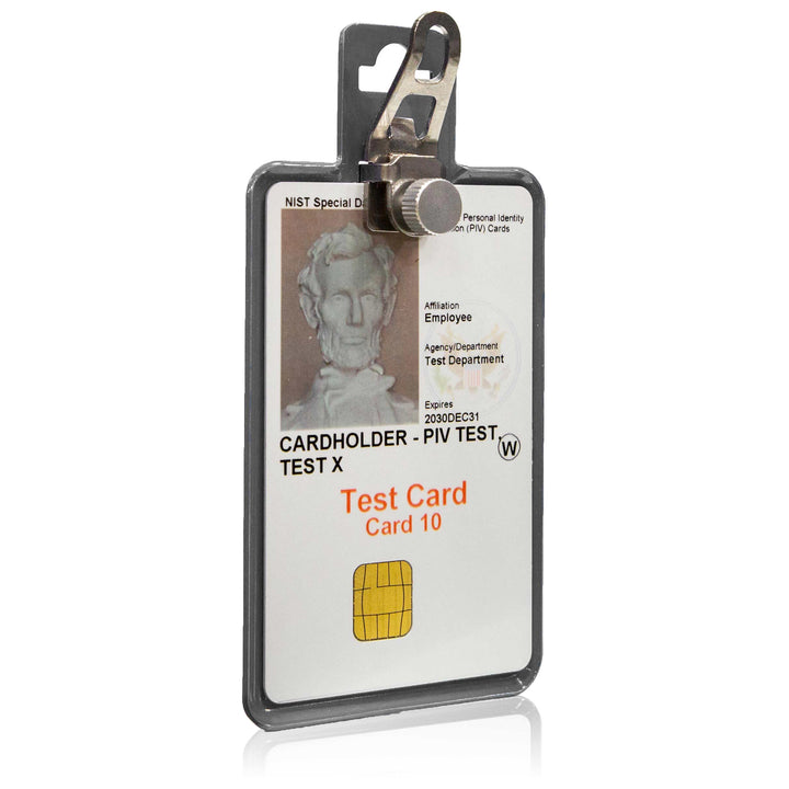 All Metal Magnetic Badge Holder - RFID Secure Badge Holder Genesis™ with BloxProx™