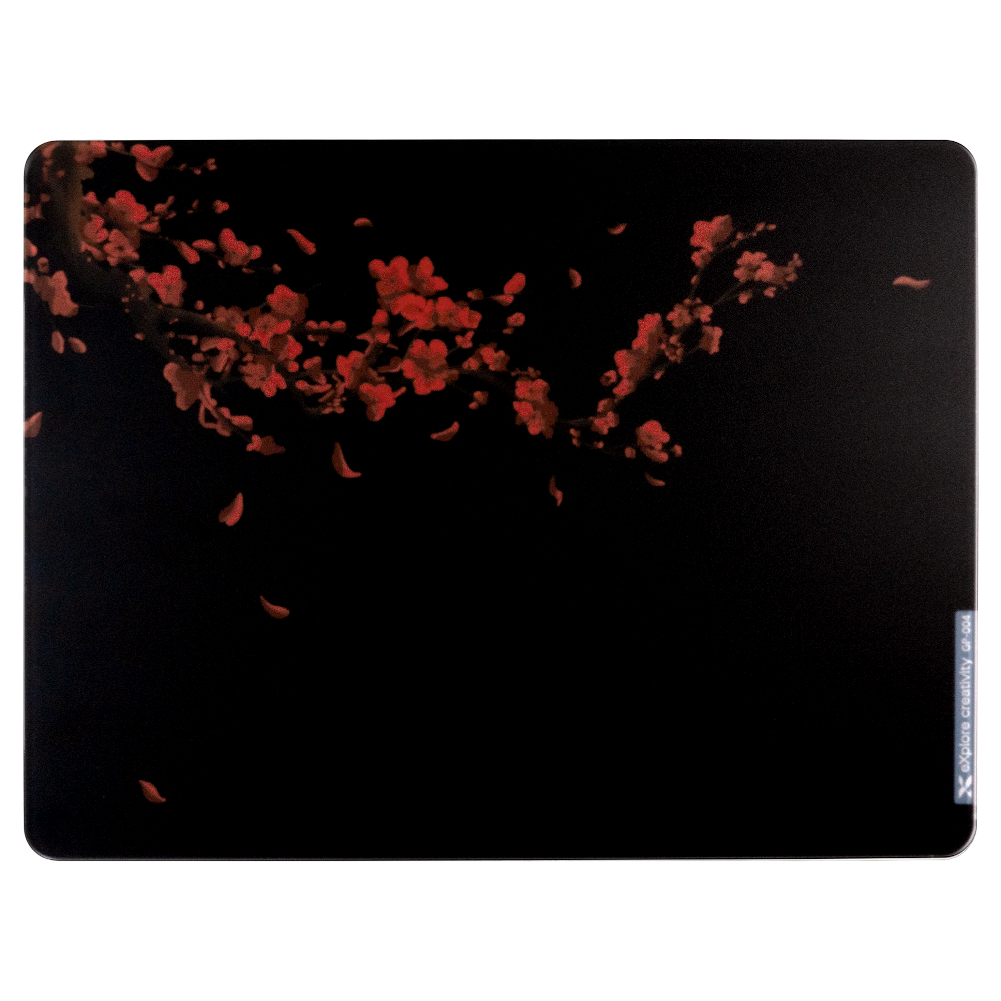 XVX Space Pad Glass Gaming Mousepad with Anti-Slip Rubber Base