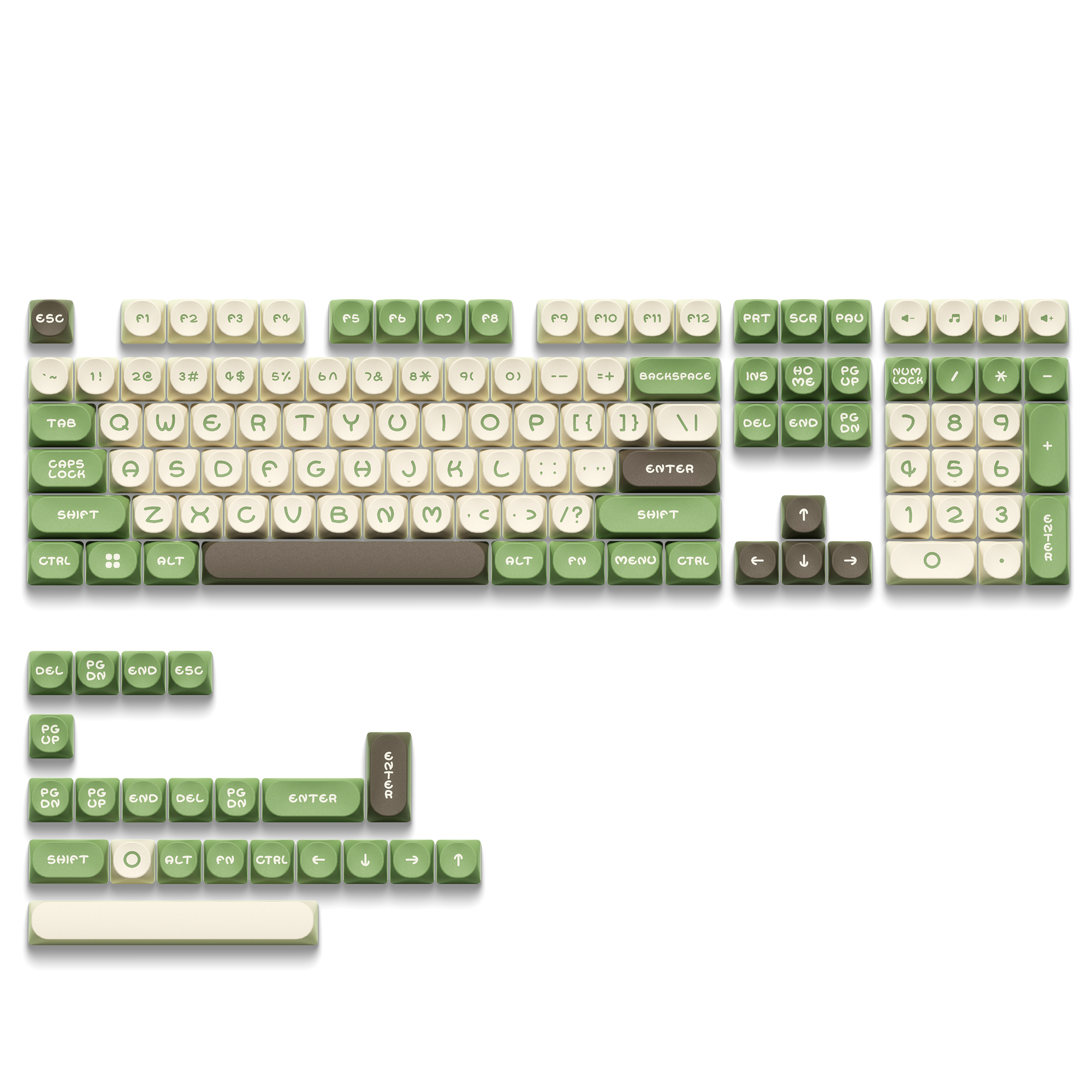 XVX MOOD Series MOA Profile Dye-Sublimation 130-Key PBT Keycap Set