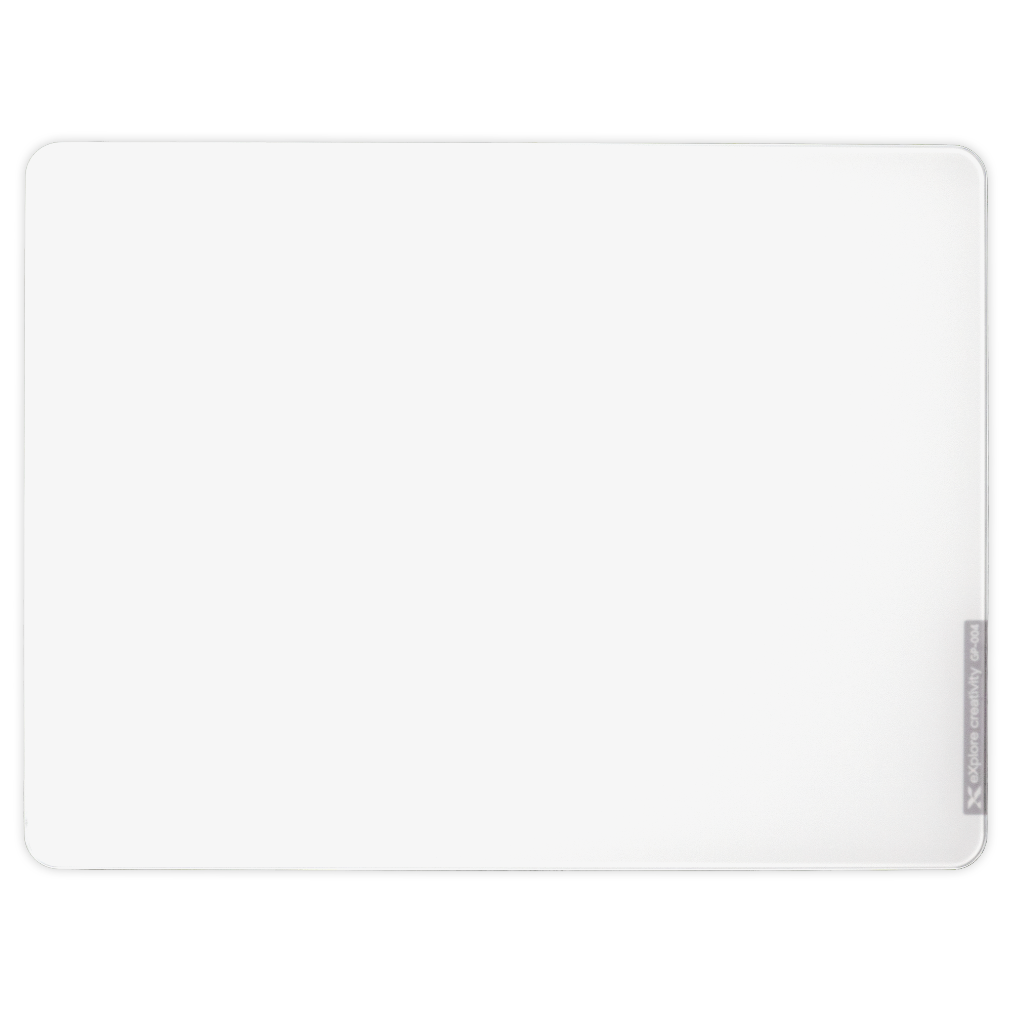 XVX Space Pad Glass Gaming Mousepad with Anti-Slip Rubber Base