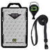 Secure Badge Holder Duolite ® Vertical 2 ID Card Holder, Retractable Reel, and Lanyard Bundle