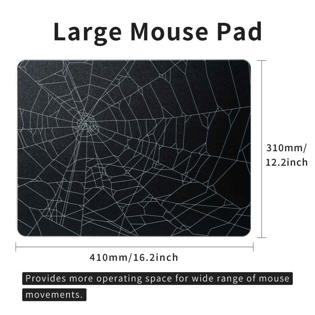 XVX Tempered Glass Mouse Pad for FPS Gaming
