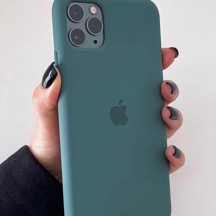 iPhone Silicone Case (Pine Green)