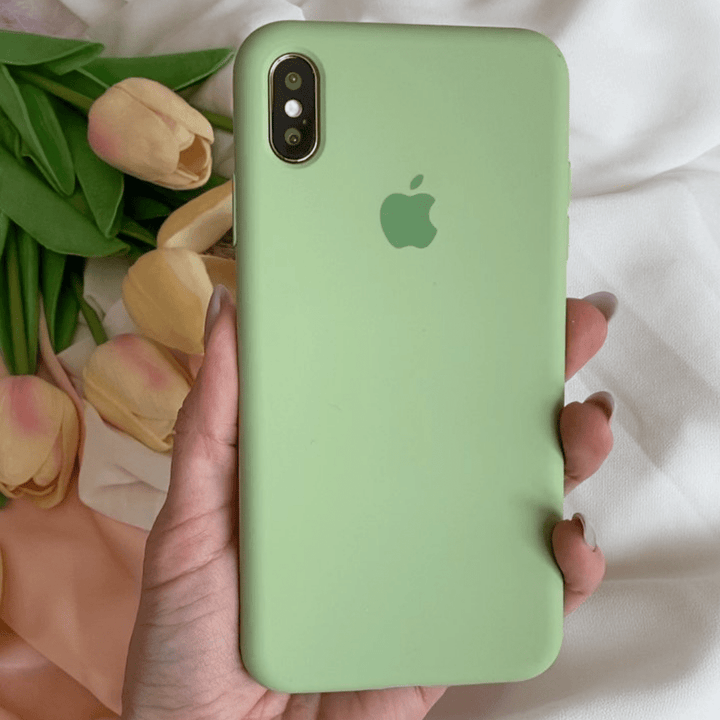 iPhone Silicone Case (Matcha Green)