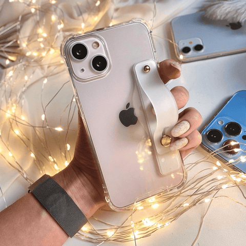 Wrist Strap Transparent iPhone Case