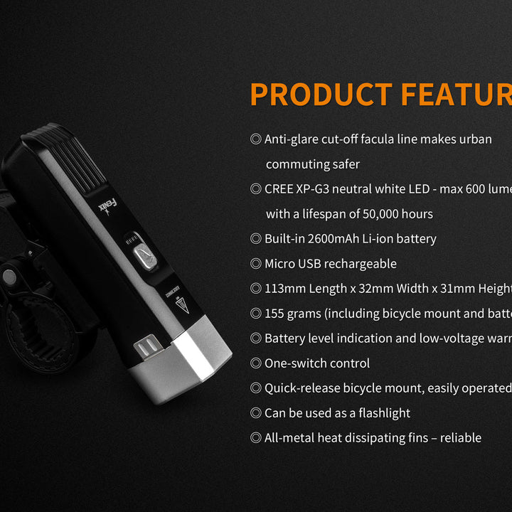 Fenix BC25R LED Bike Light