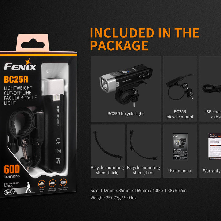 Fenix BC25R LED Bike Light