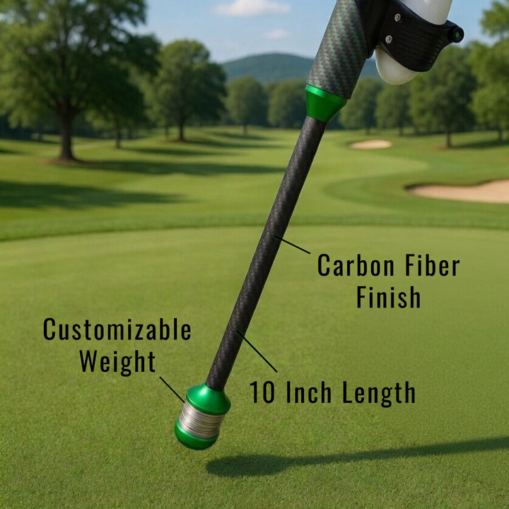 DriVR Elite - Adjustable VR Weighted Golf Club Handle Accessory - Compatible with Quest 2, 3/3s, and Pro