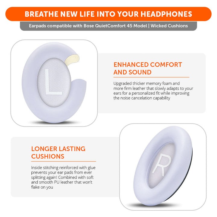 Bose QC45 Replacement Ear Pads