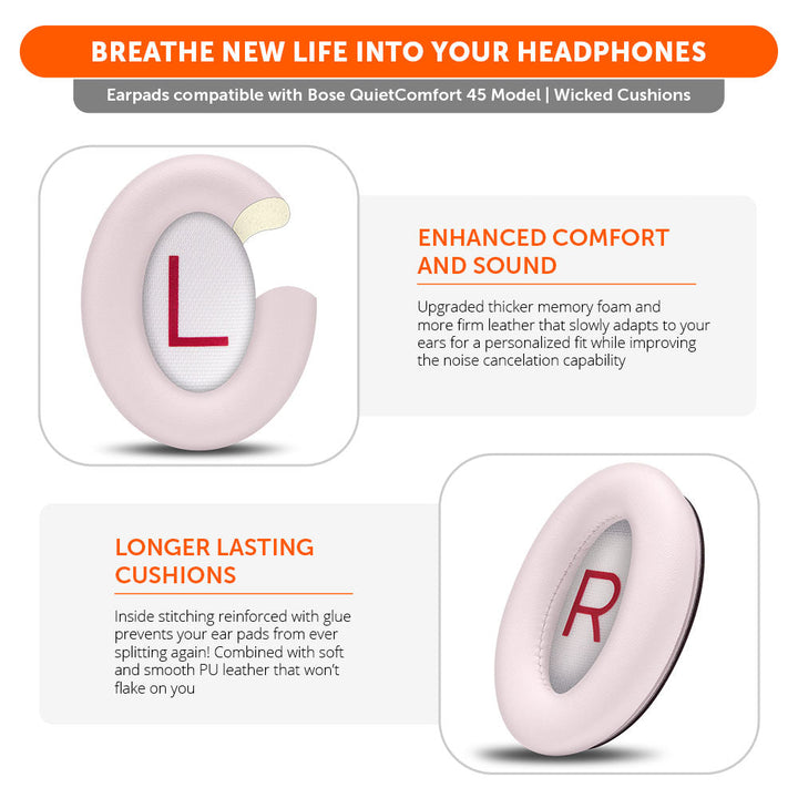 Bose QC45 Replacement Ear Pads