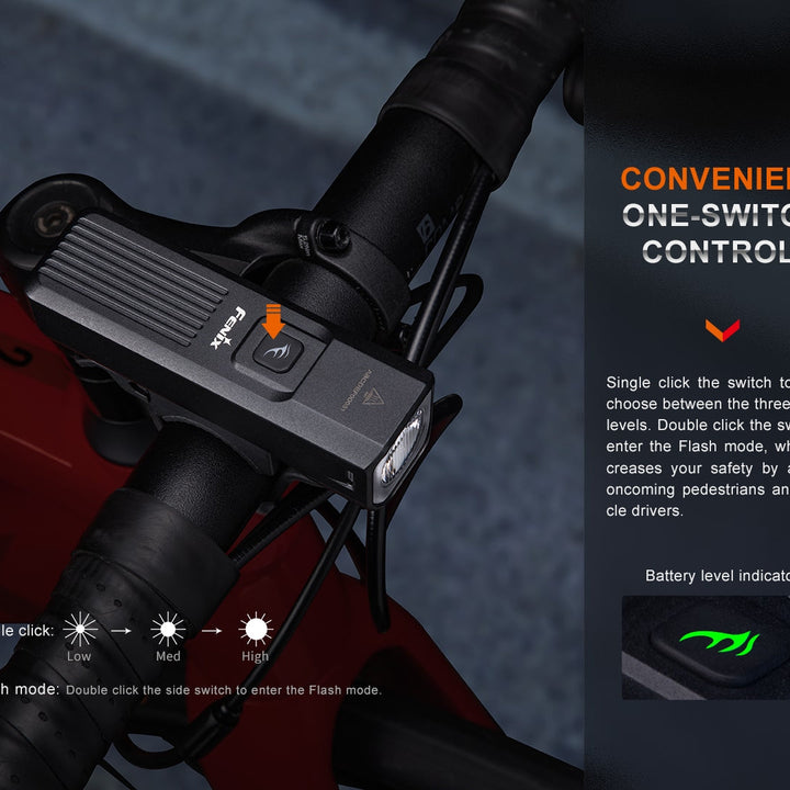 Fenix BC15R Lightweight Rechargeable Bicycle Light