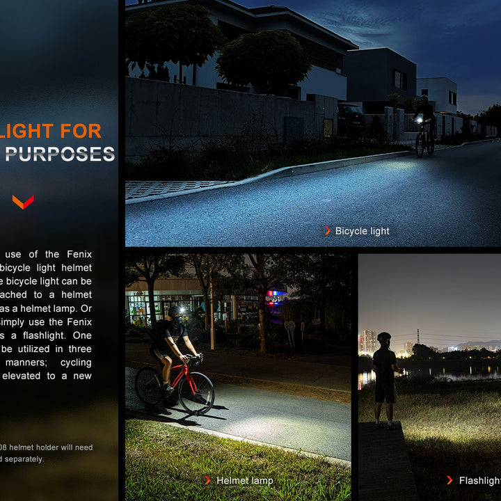 Fenix BC15R Lightweight Rechargeable Bicycle Light