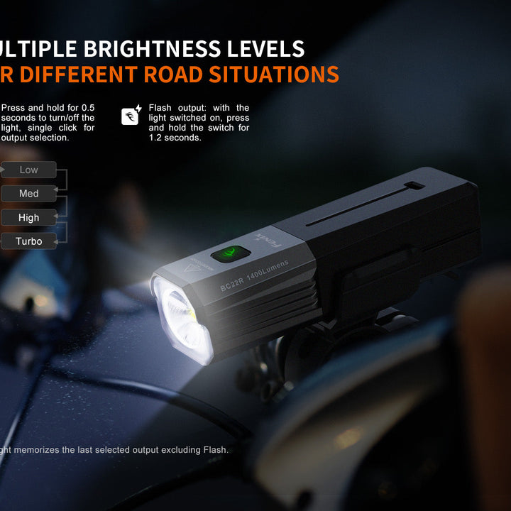 Fenix BC22R High-Performance Road Bike Light