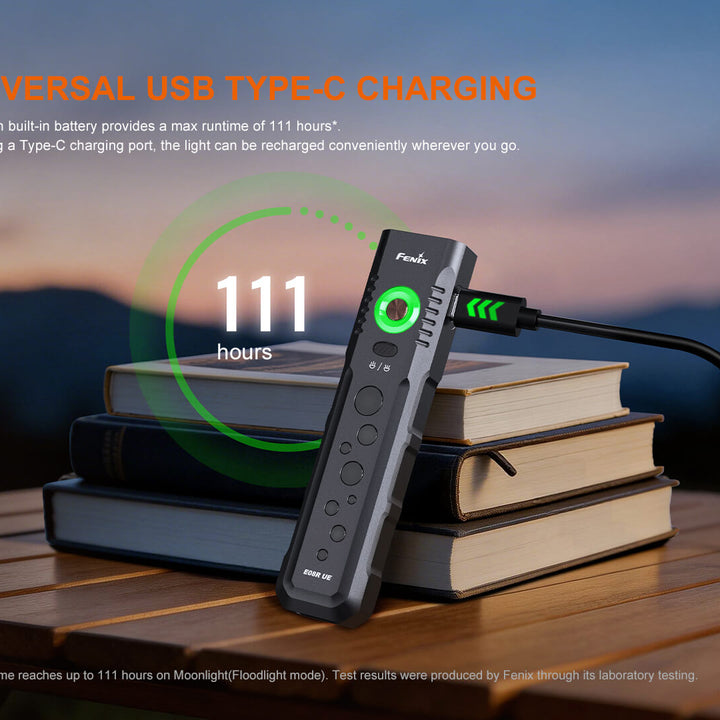 Fenix E08R UE Multi-Light EDC Flashlight With Red Light & Green Laser