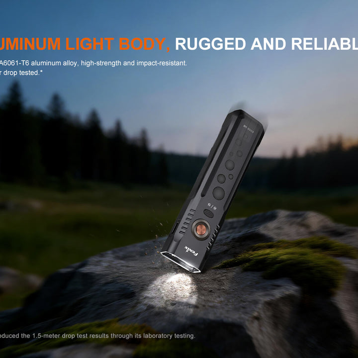 Fenix E08R UE Multi-Light EDC Flashlight With Red Light & Green Laser
