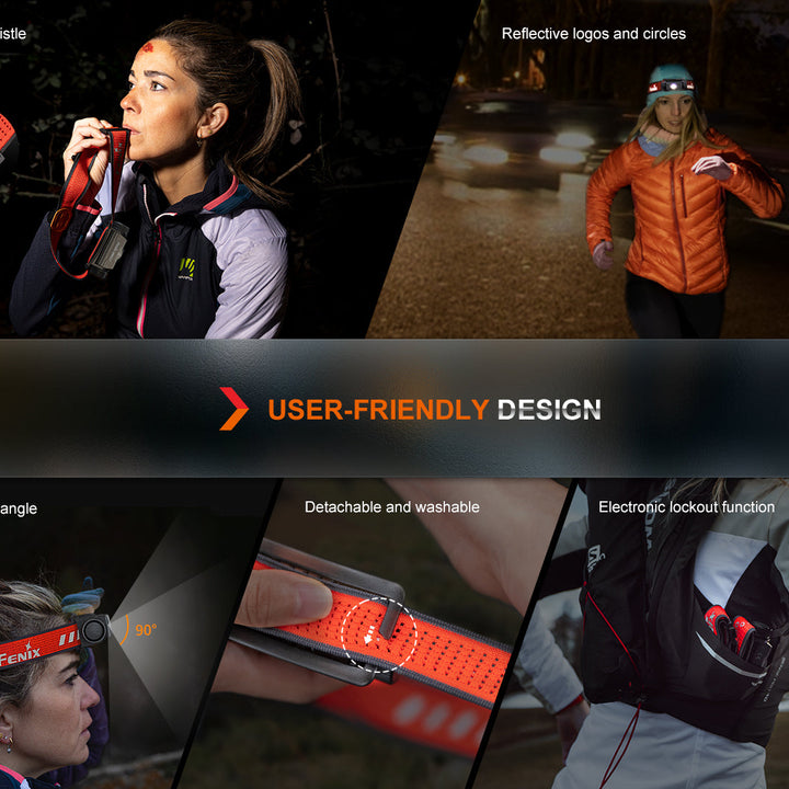 Fenix HM62-T Lightweight Trail Running Headlamp