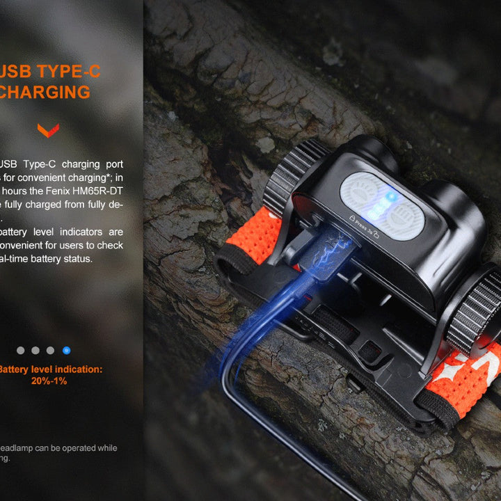 Fenix HM65R-DT Trail Running LED Headlamp