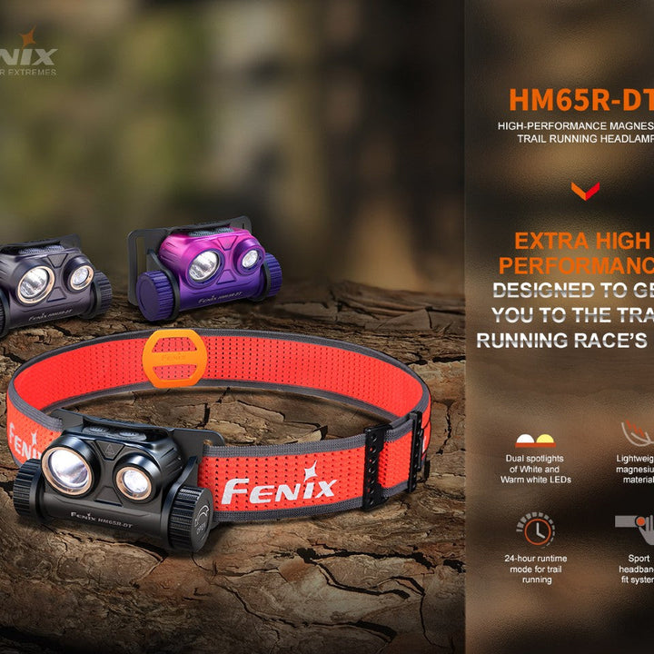 Fenix HM65R-DT Trail Running LED Headlamp