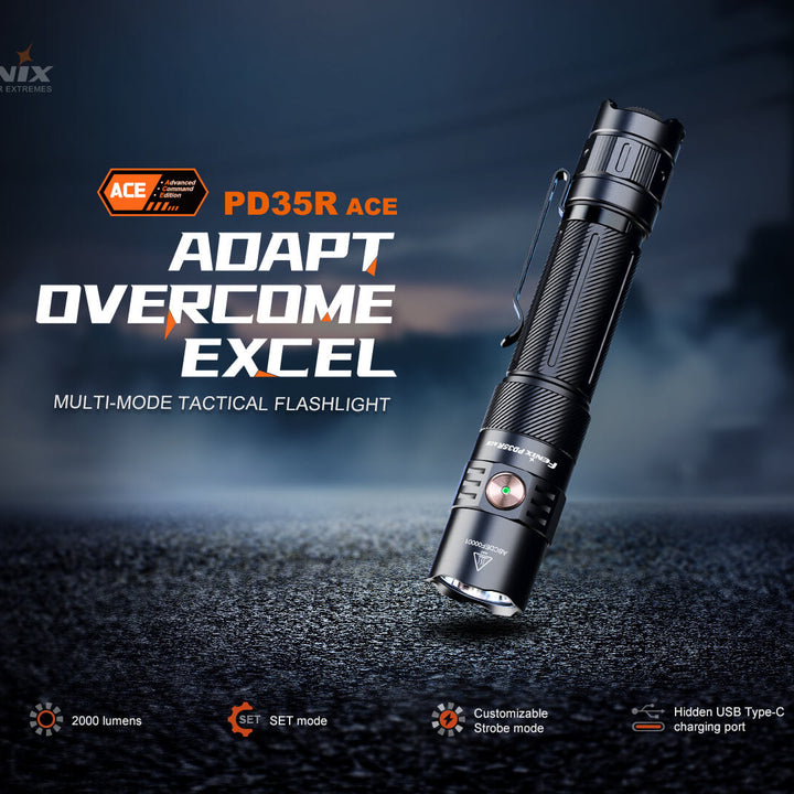 Fenix PD35R ACE Multi-mode Tactical Flashlight