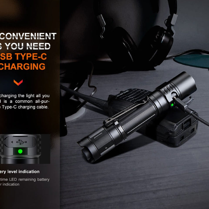 Fenix PD35R Compact Rechargeable Tactical Flashlight