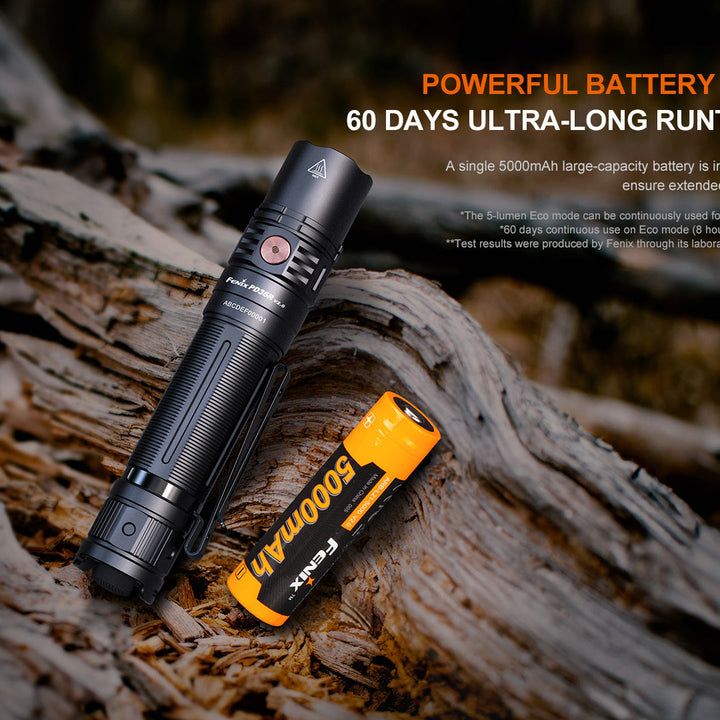 Fenix PD36R V2 Compact Rechargeable Tactical Flashlight - 1700 Lumens
