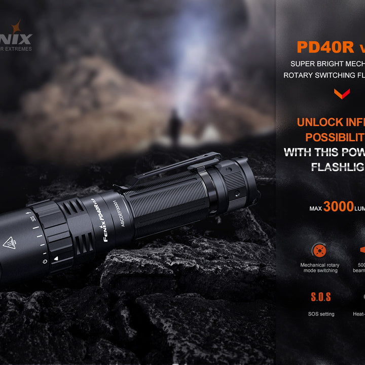 Fenix PD40R V3 Rechargeable Flashlight
