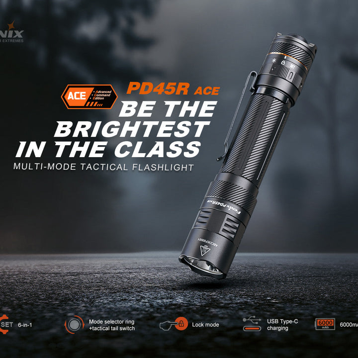 Fenix PD45R ACE Multi-Mode Tactical Flashlight