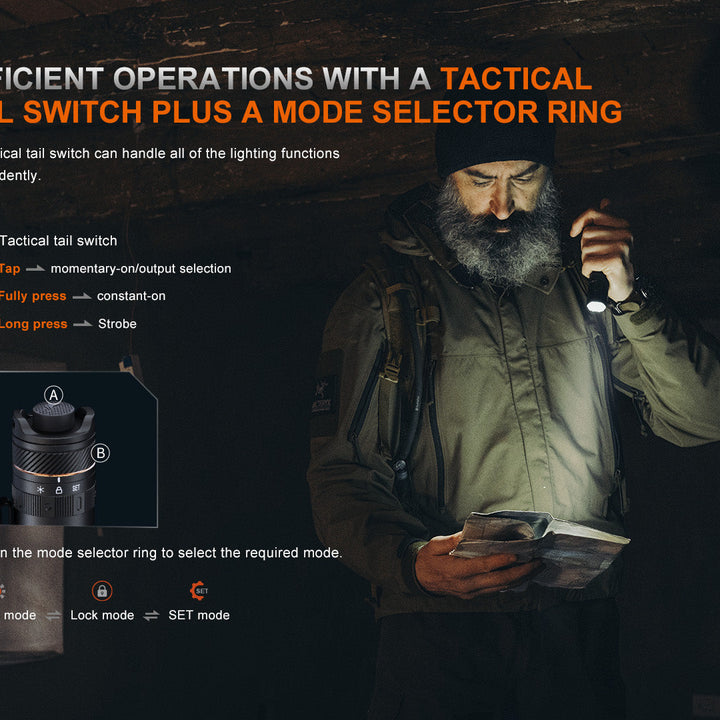 Fenix PD45R ACE Multi-Mode Tactical Flashlight