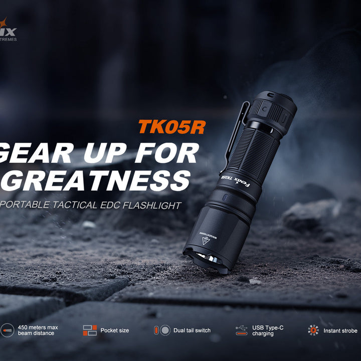 Fenix TK05R Compact Tactical EDC Flashlight