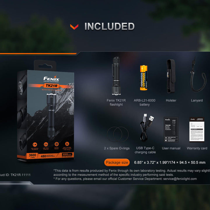 Fenix TK21R Duty Flashlight