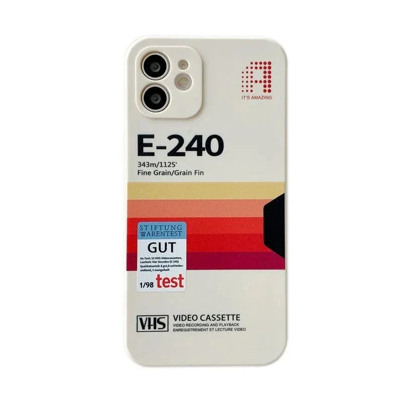 Retro Vibes VHS Label iPhone Case