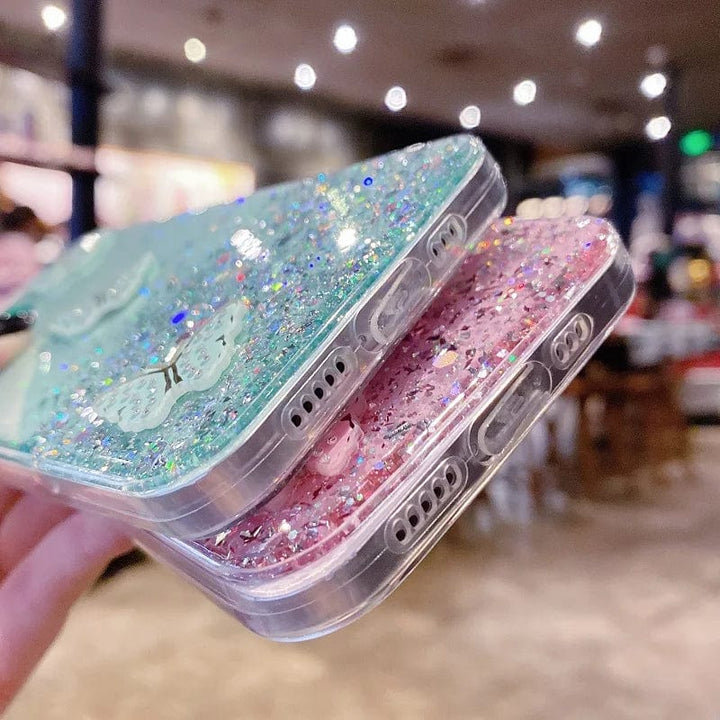 Diamond Butterfly Glitter Bling Samsung Case