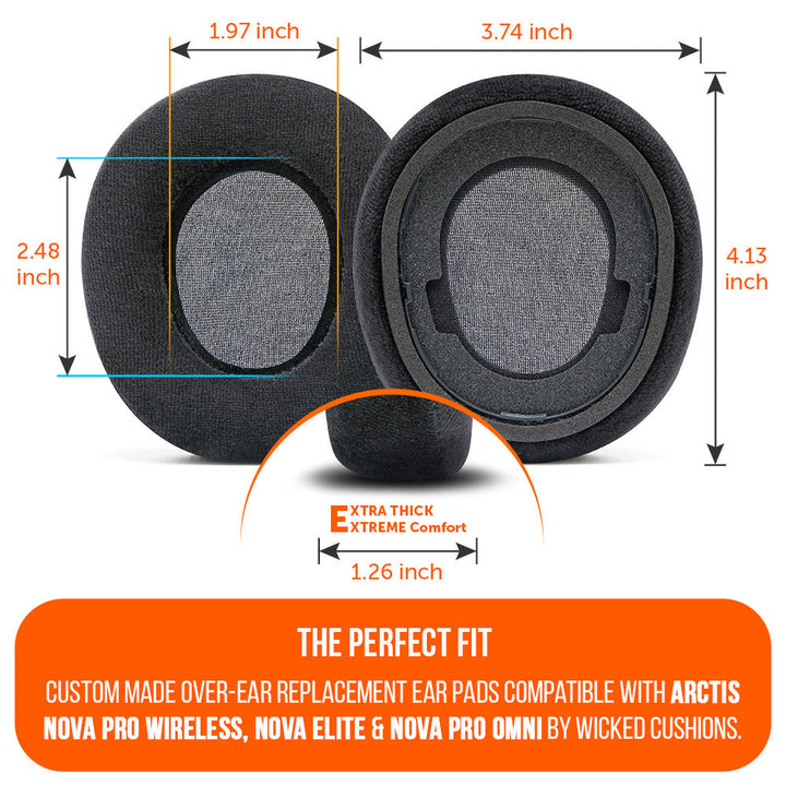Nova Pro Wireless, Nova Elite & Nova Pro Omni Earpads - WC StealthZ