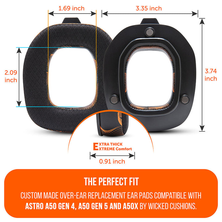 Astro A50 Gen 4, Gen 5 and A50X Earpads - WC FreeZe Cooling Gel