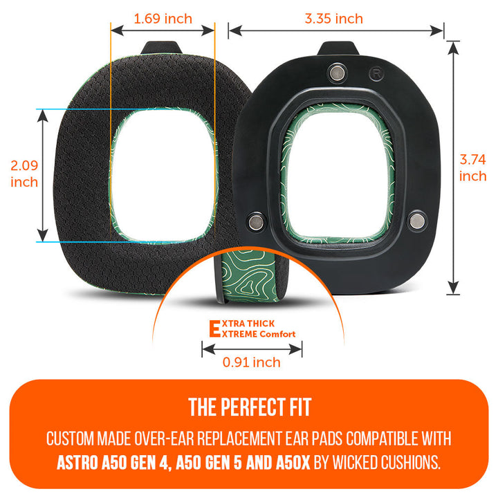 Astro A50 Gen 4, Gen 5 and A50X Earpads - WC FreeZe Cooling Gel