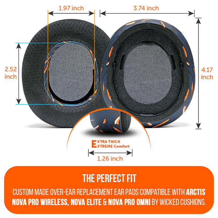 Arctis Nova Pro Wireless, Nova Elite & Nova Pro Omni Earpads - WC FreeZe Cooling Gel