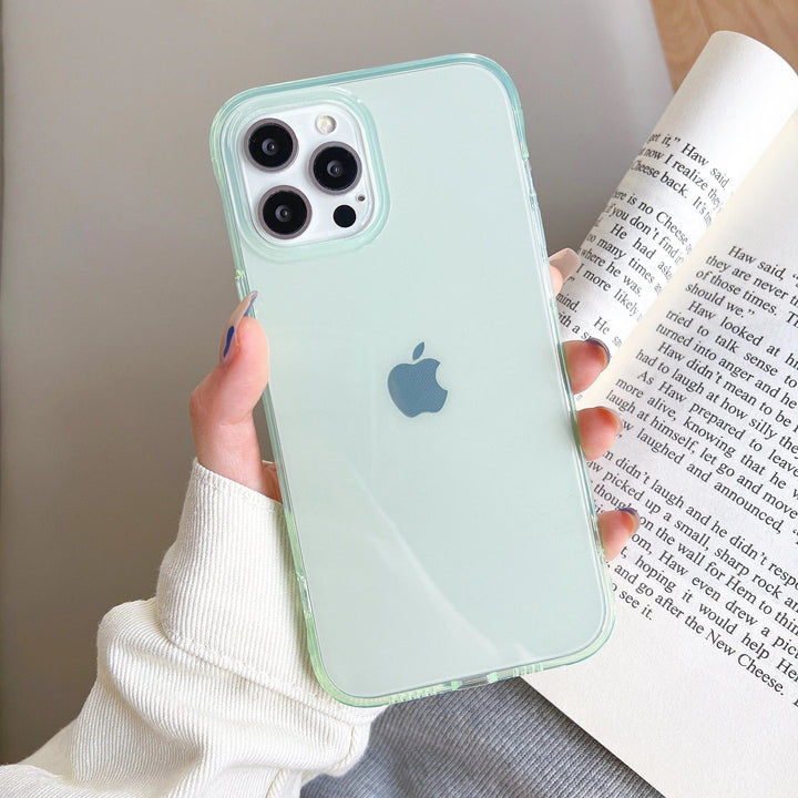 Clear Candy Color iPhone Case