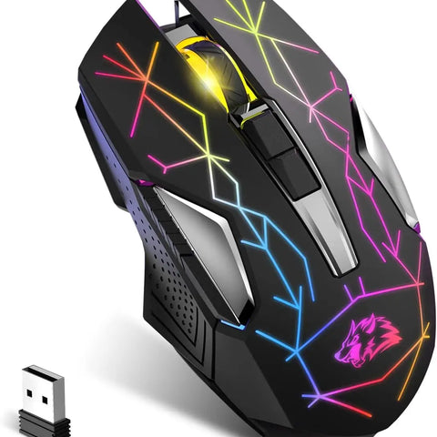 X18 Wireless Gaming Mouse 2.4G 7 RGB