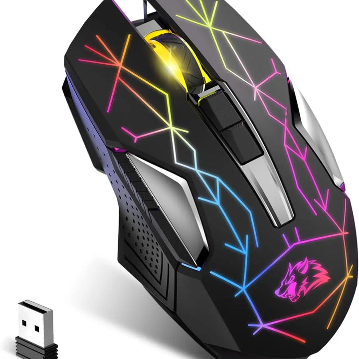 X18 Wireless Gaming Mouse 2.4G 7 RGB