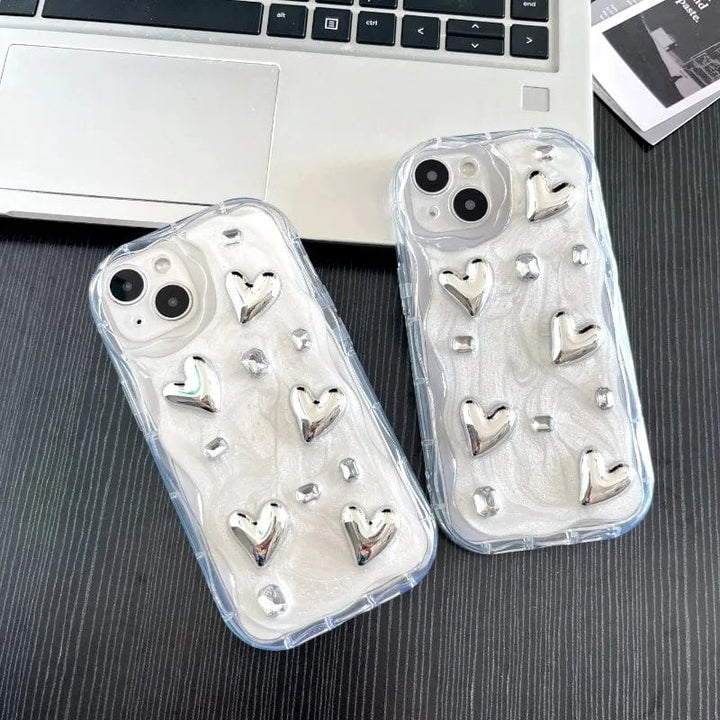 3D Silicone Love Bow iPhone Case