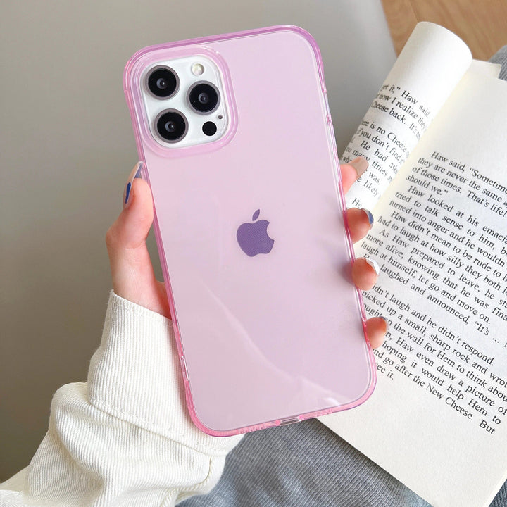 Clear Candy Color iPhone Case