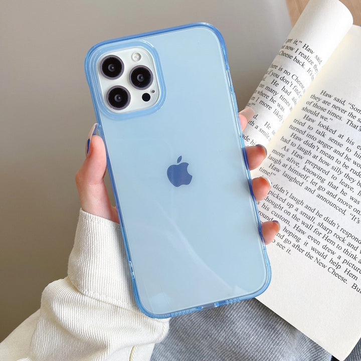 Clear Candy Color iPhone Case