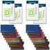 RFID Blocking Credit Card and Passport Sleeves - Leather Look 20 Pack