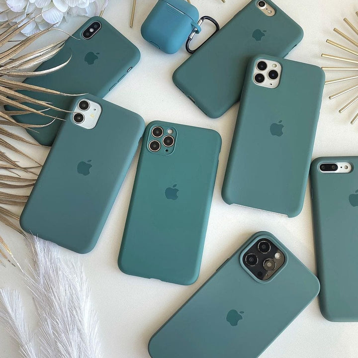 iPhone Camera Protection Silicone Case (Cosmic Blue)