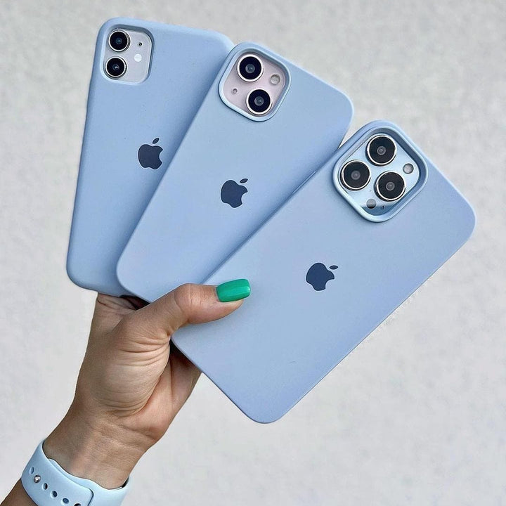 iPhone Silicone Case (Sky Blue)