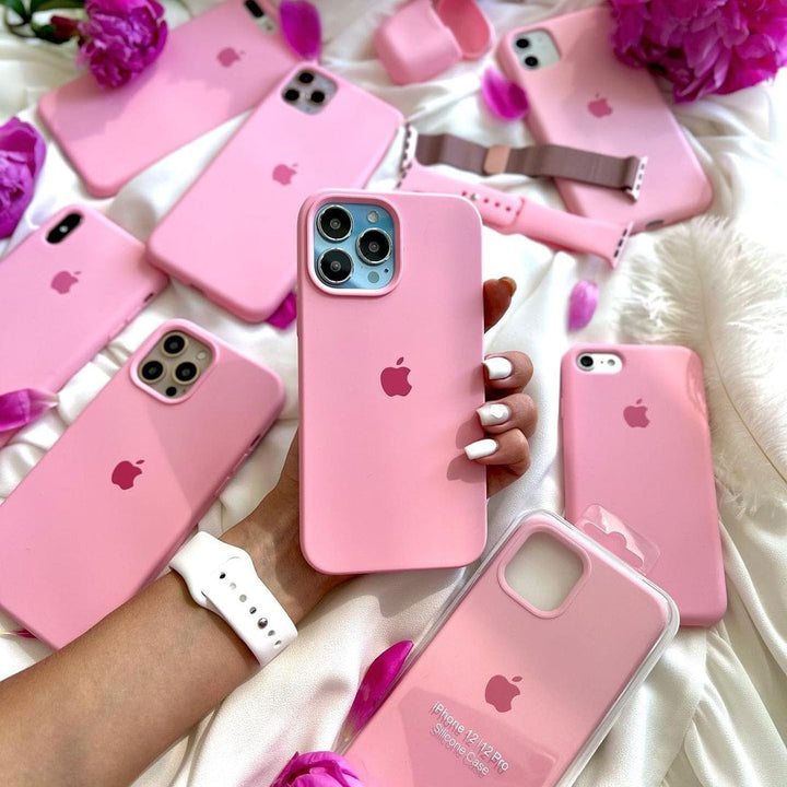 iPhone Silicone Case (Candy Pink)