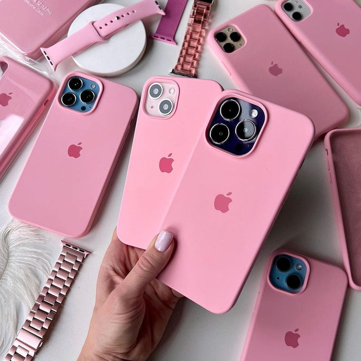 iPhone Silicone Case (Candy Pink)