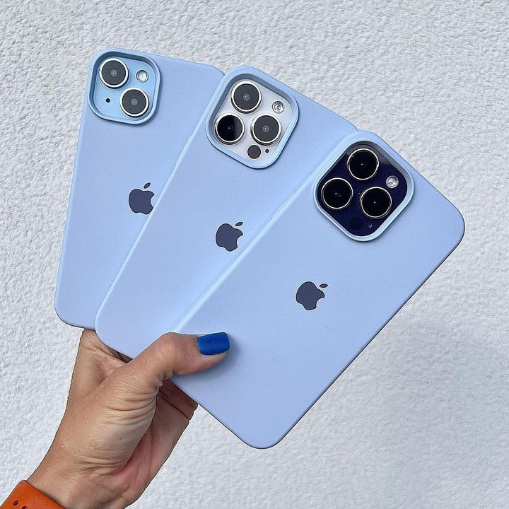 iPhone Silicone Case (Sky Blue)