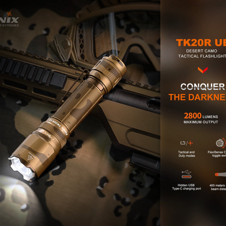 Fenix TK20R UE Tactical LED Flashlight - 2800 Lumens