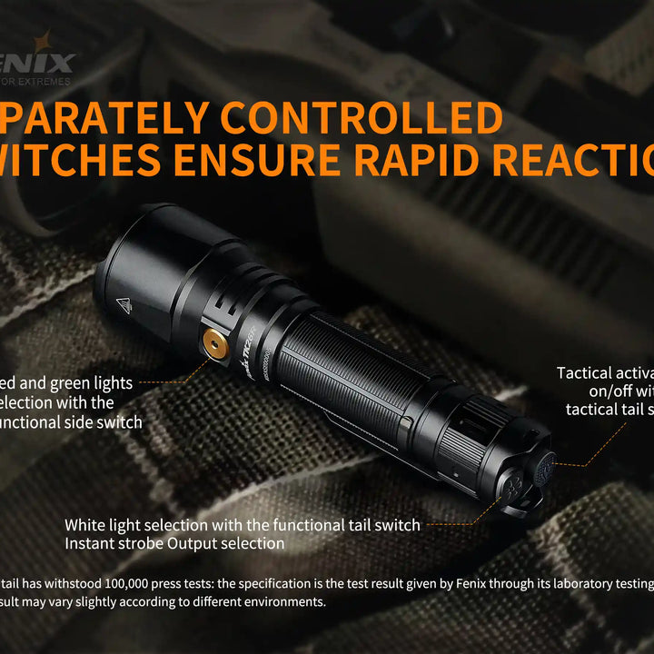 Fenix TK26R Tactical LED Flashlight - 1500 Lumens